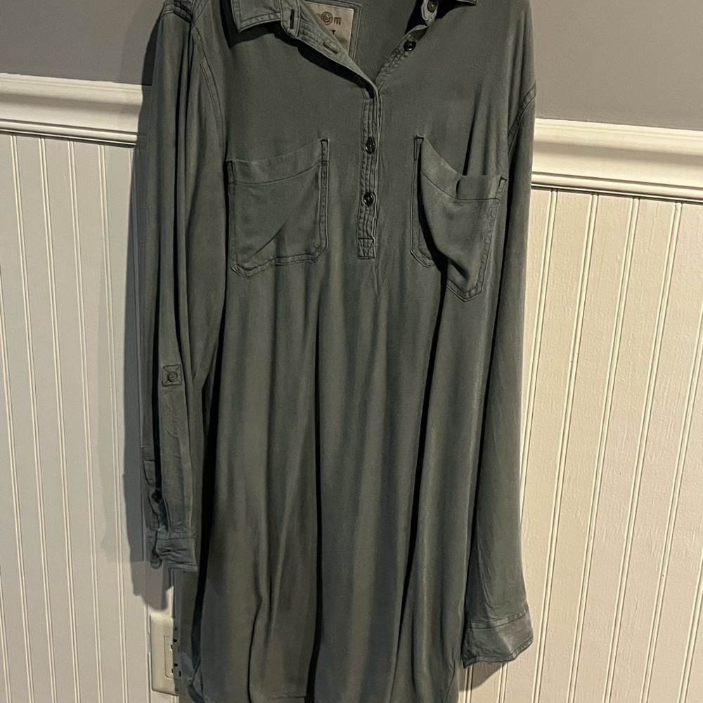 Green Long Sleeve Shirt
